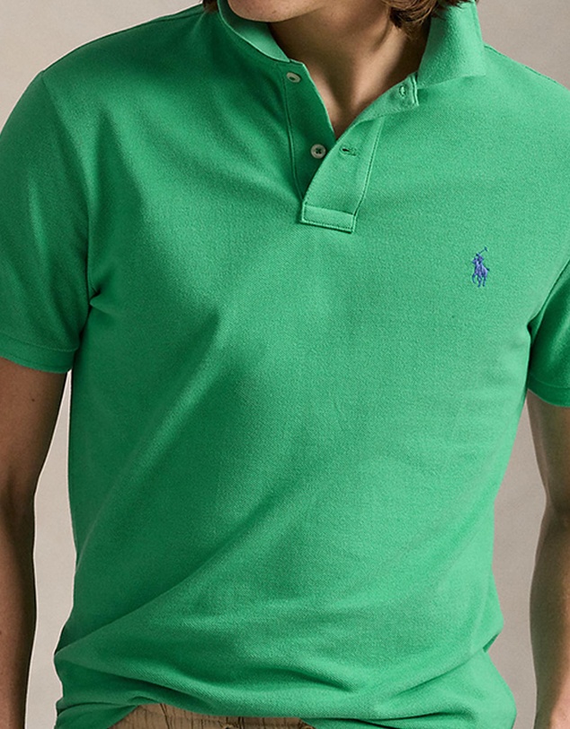 Polo Ralph Lauren - Custom Slim Fit Mesh Polo Shirt