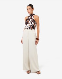 Forcast - Hazel Printed Halter Neck Top
