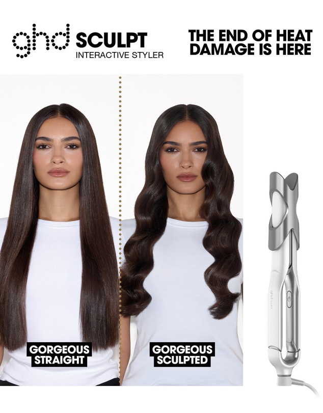 ghd - Sculpt Interactive Hair Straightener in White