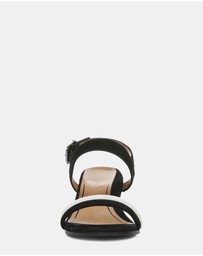 Vionic - Paula Block Heel - Black/White