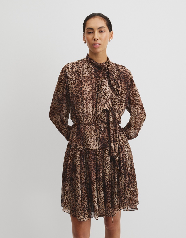Country Road - Print Cheetah Mini Dress