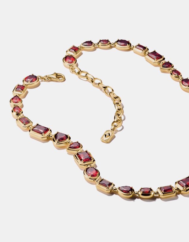 THOMAS SABO - THOMAS SABO Elyndra Necklace with Red Stones