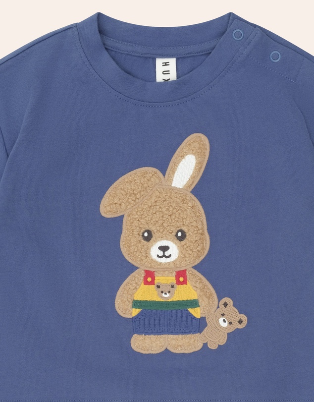 Huxbaby - Colour Block Bunny Tee - Babies-Kids