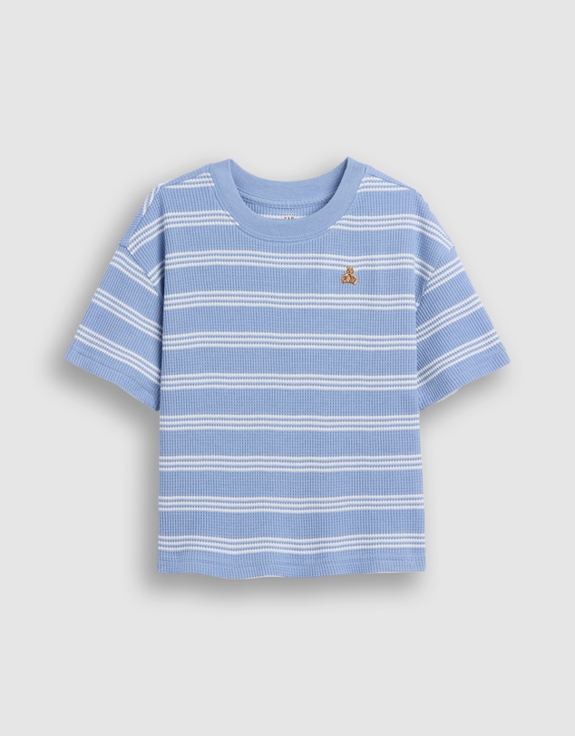 GAP - SS Boxy Waffle Tee - Babies-Kids