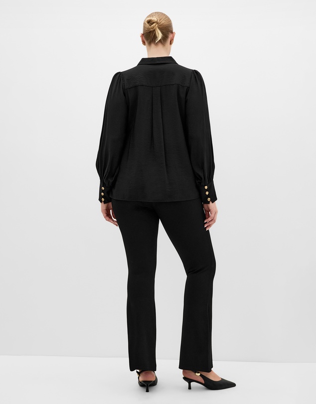 City Chic - Alana Button Detail Shirt