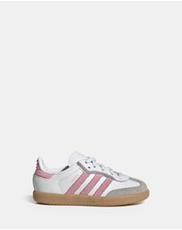 adidas Originals - Samba OG Comfort Closure Elastic Lace Shoes - Babies