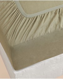 Sheet Society - Eve Linen Cot Fitted Sheet