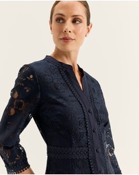 Review - Nostalgia Lace Shirtdress
