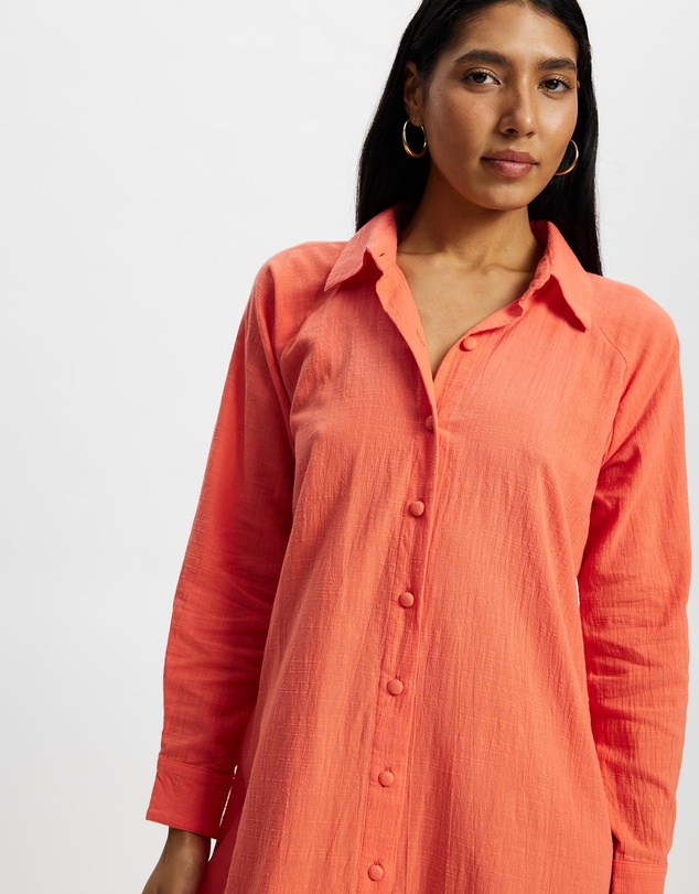 Florencia The Label - Blanca Maxi Shirt Dress