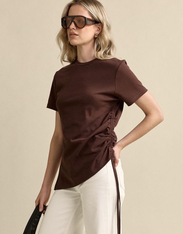 MVN - Rouched Side Tee