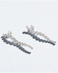 SAINT VALENTINE - Crescendo Drop Earrings - Silver