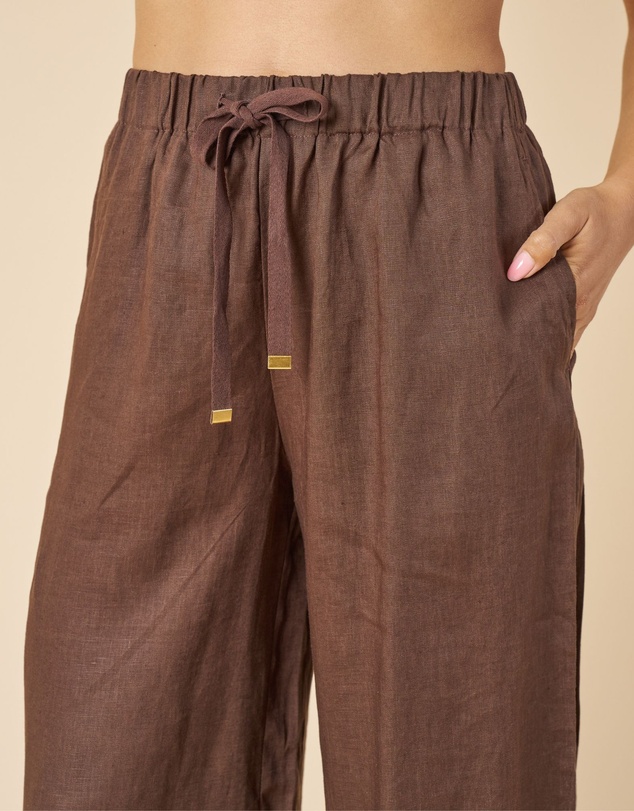 CAMIXA - Palazzo Linen Pants