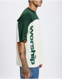 Worship - Sonic Box Fit Cropped Panel Tee