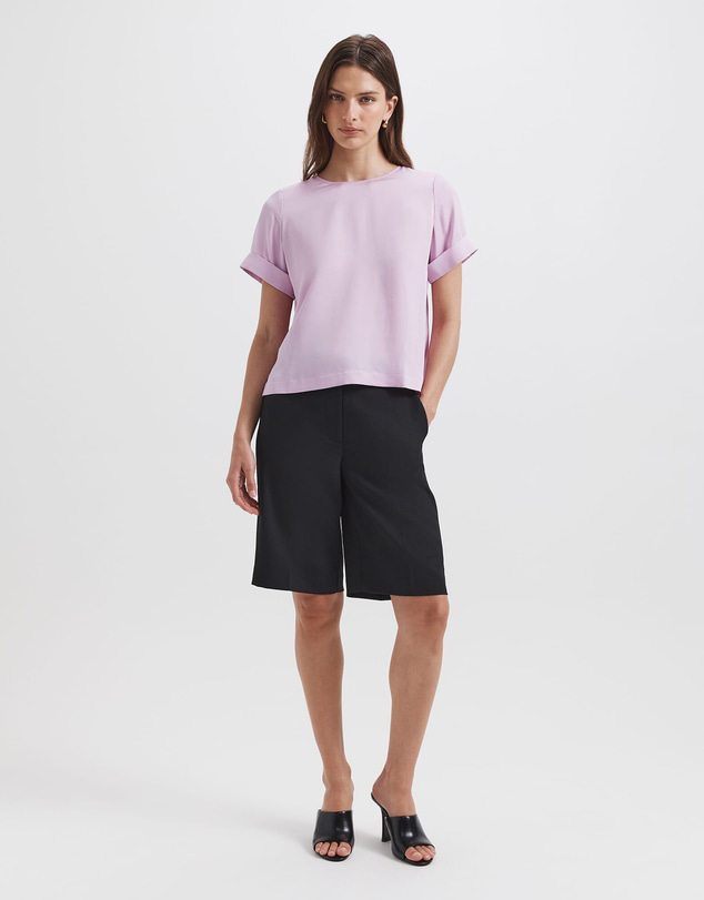 SABA - Sadie Silk Short Sleeve Tee