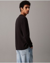 Calvin Klein Jeans - Long Sleeve Waffle T-Shirt