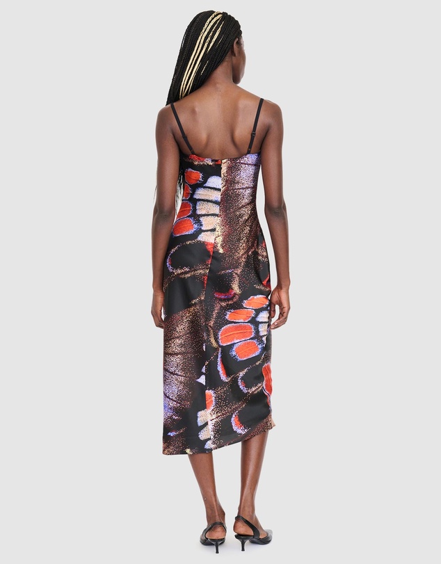 Staud - Evangeline Silk Midi Dress