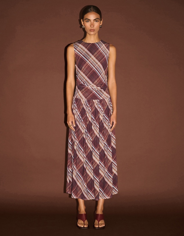 Staple the Label - Arles Drop Waist Mesh Dress