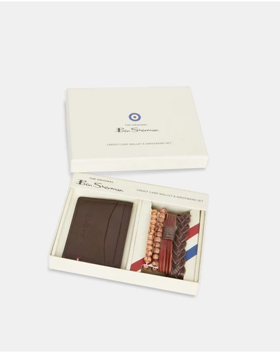 Ben Sherman - Credit Card Holder & Bracelet Set