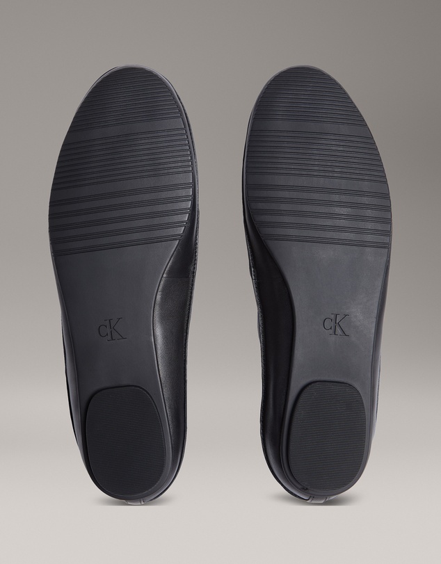 Calvin Klein - Leather Mary Jane Ballerinas