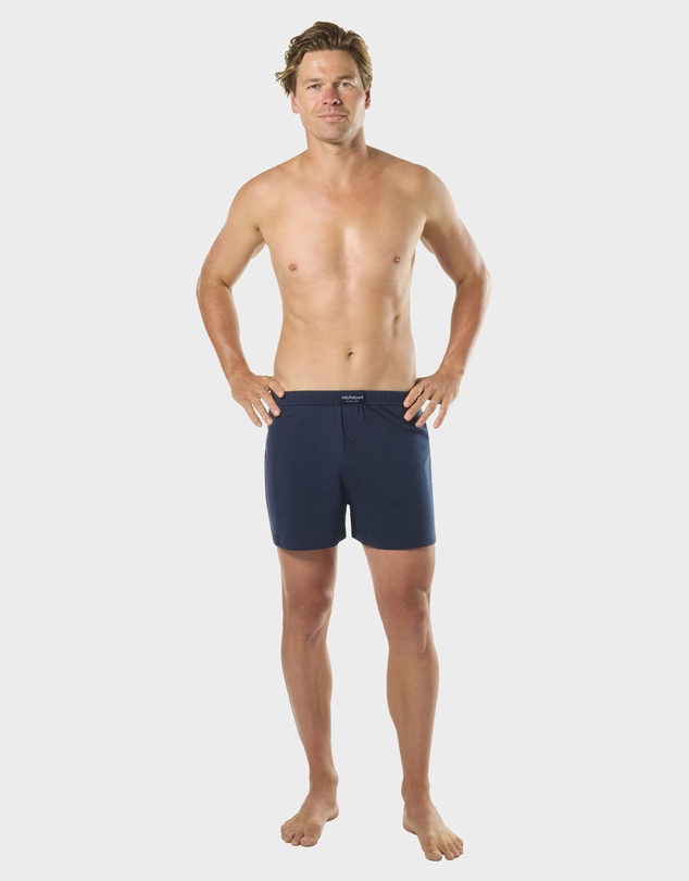 Mitch Dowd - Mens Cotton Knit Boxer Shorts 3 Pack - Multi
