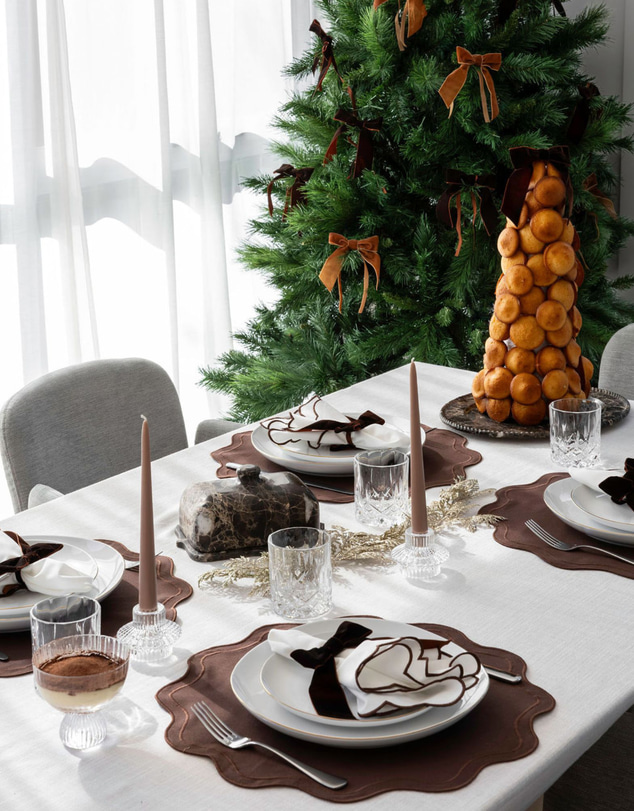 Tablescaped - The Espresso Collection - Set of 4 Placemats
