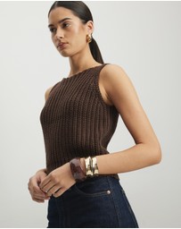 AERE - Layla Organic Cotton Vest