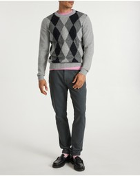 Marcs - Matt Argyle Knit Jumper