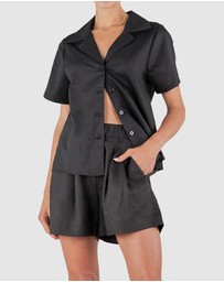 Amelius - Cancun Linen Bowling Shirt
