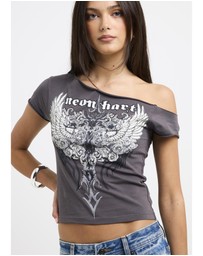 Neon Hart - Tattoo Top