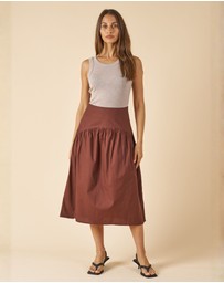CAMIXA - Mare Cotton Midi Skirt