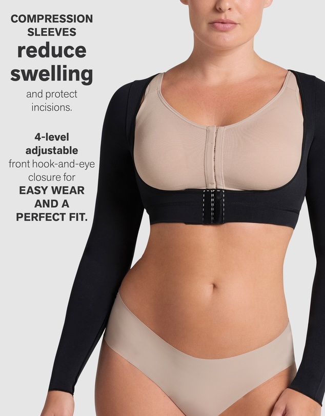 Leonisa - Long Post Surgery Arm Compression Sleeves