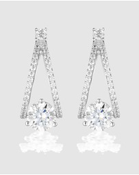 Georgini - Champagne Silver Earrings