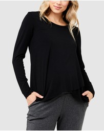 Ripe Maternity - Raw Edge Nursing Top