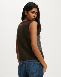 Cotton On - V-Neck Slouch Vest