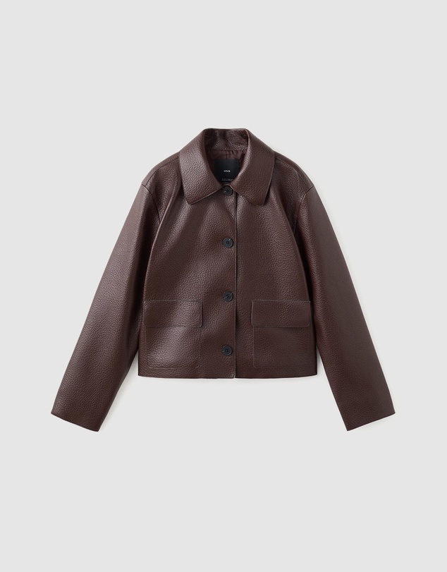 M.N.G - Faux-Leather Jacket With Pockets