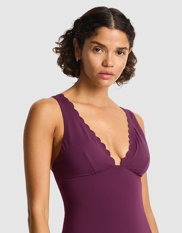 Sea Level Australia - Scalloped Longline Tri One Piece