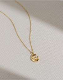 Wanderlust + Co - Alphabet Bubble Pendant Necklace - Letter G
