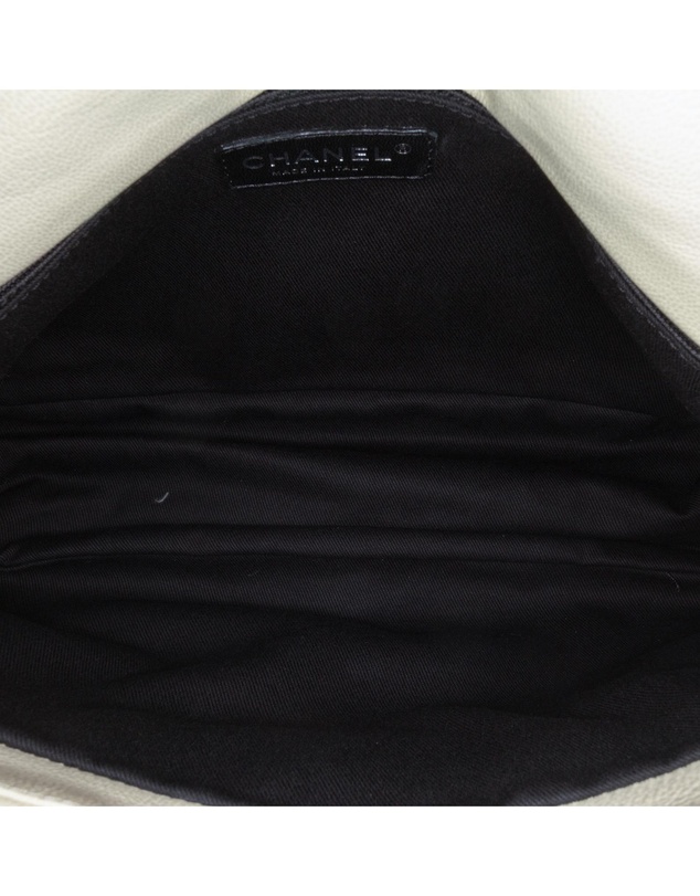 Pre-Loved by Azura Reborn - Pre-Loved Quilted Calfskin Expandable Zip Yacht Flap