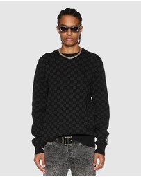 Ksubi - Box Knit Crew Washed Black