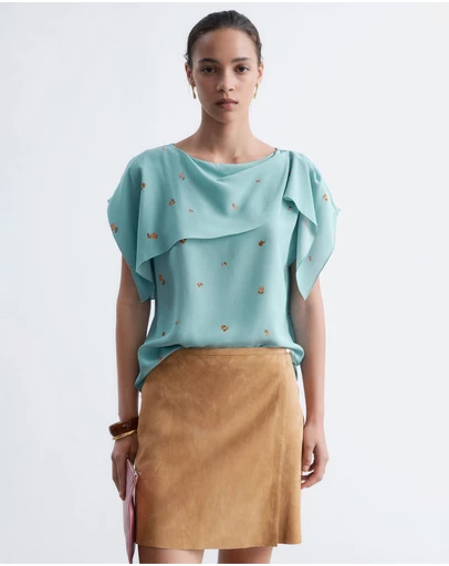 & Other Stories - Lotta Silk Top