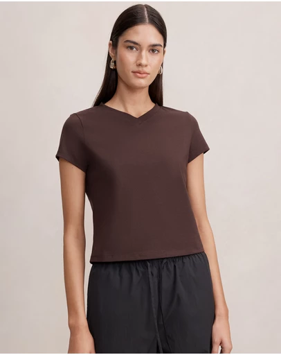 Forever New - Portia V Neck Baby T-Shirt