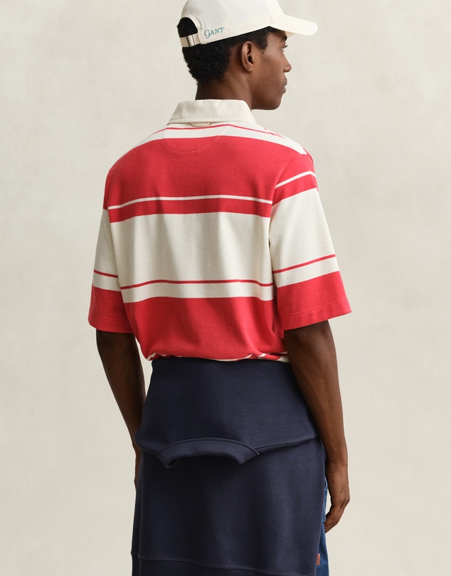 Gant - Striped Short Sleeve Rugger