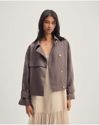 Oxford - Griffin Linen Bomber