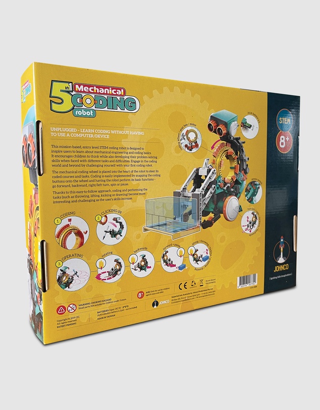 JOHNCO - Johnco - 5 in 1 Mechanical Coding Robot