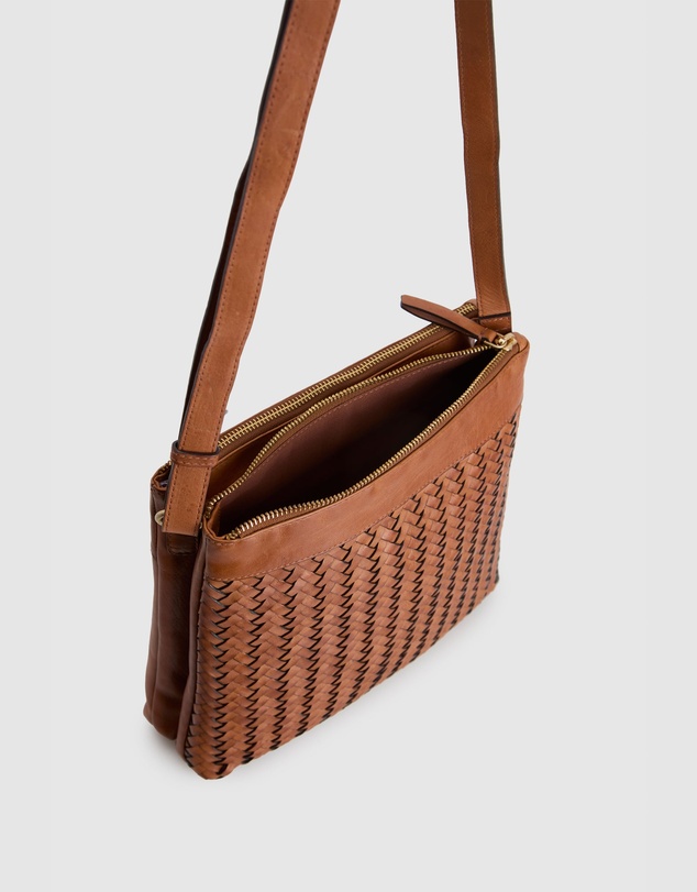 Evity - Lina Weave Crossbody Bag