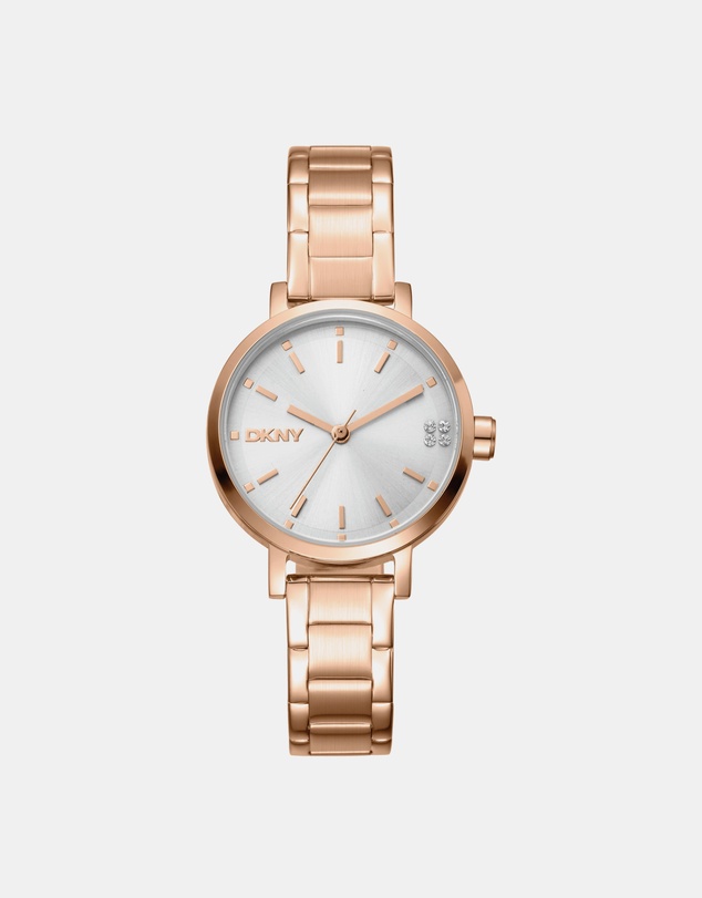 DKNY - Urban Soho Glitz Rose Gold Stainless Steel 30mm Watch