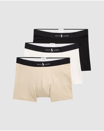 Polo Ralph Lauren - 3-Pack Classic Cotton-Blend Trunks