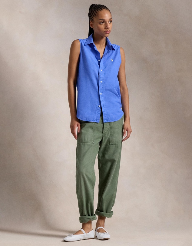 Polo Ralph Lauren - Cotton Oxford Sleeveless Shirt