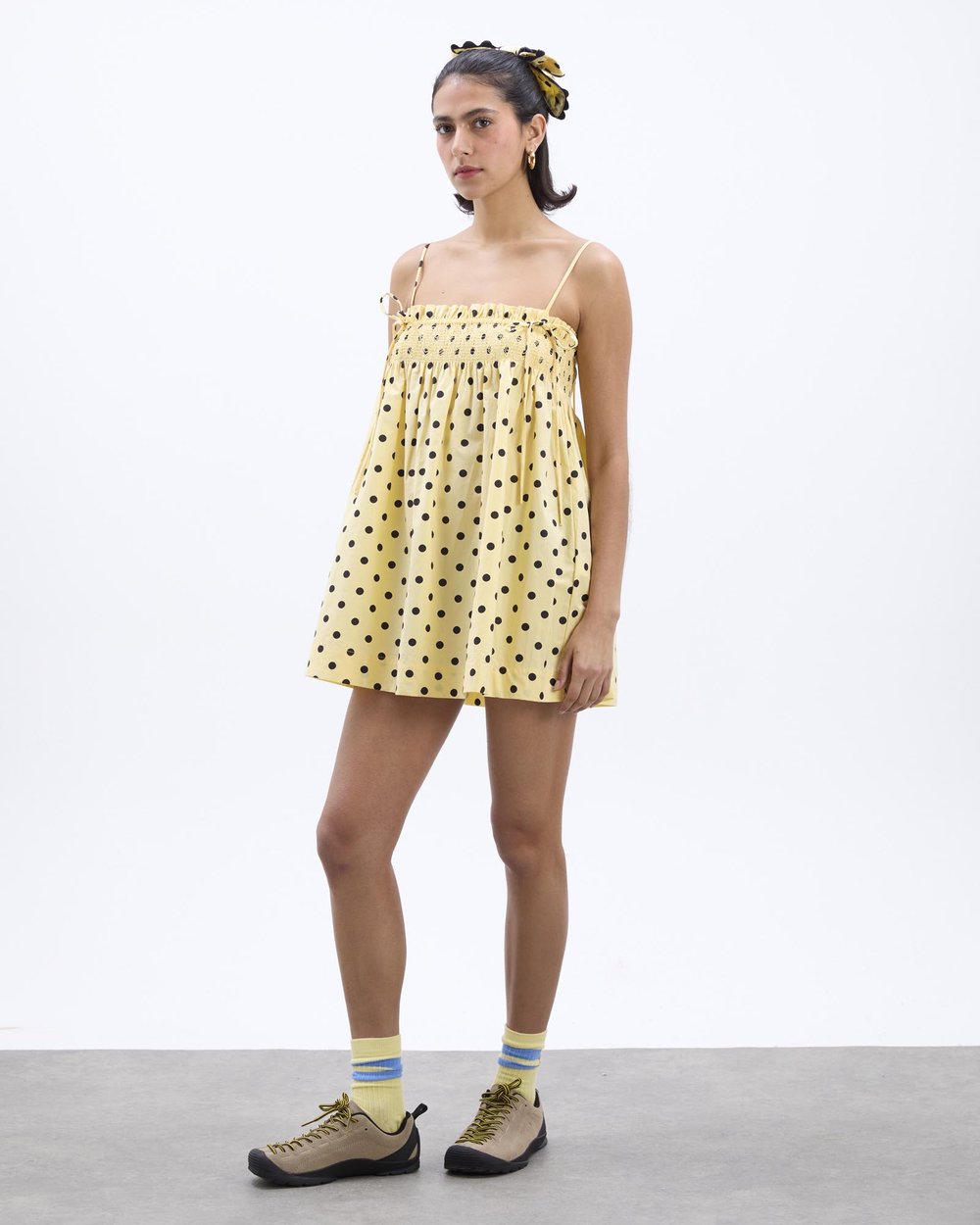 damson madder lilo mini dress butter spot Damson Madder Lilo Mini Dress