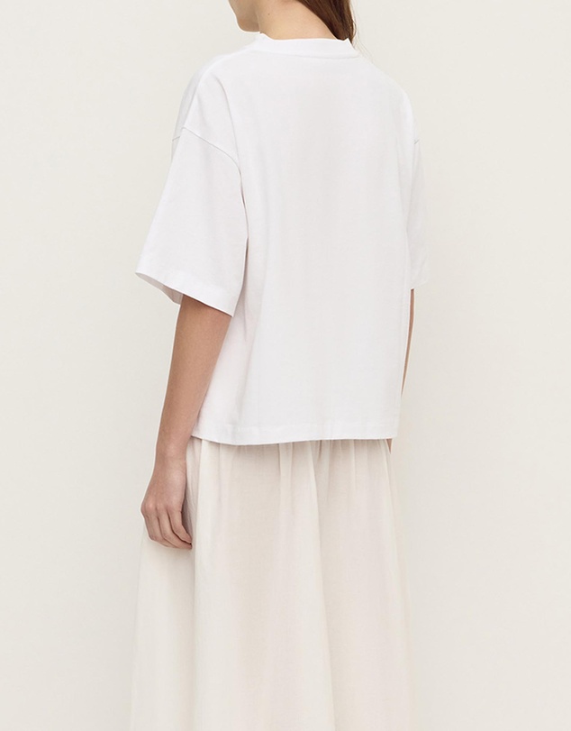 Assembly Label - Ellie V Neck Oversized Tee